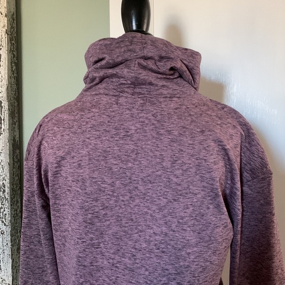 CRANE Ladies Pullover - Dusty Lilac and Gray Heathered - Picture 8 of 13